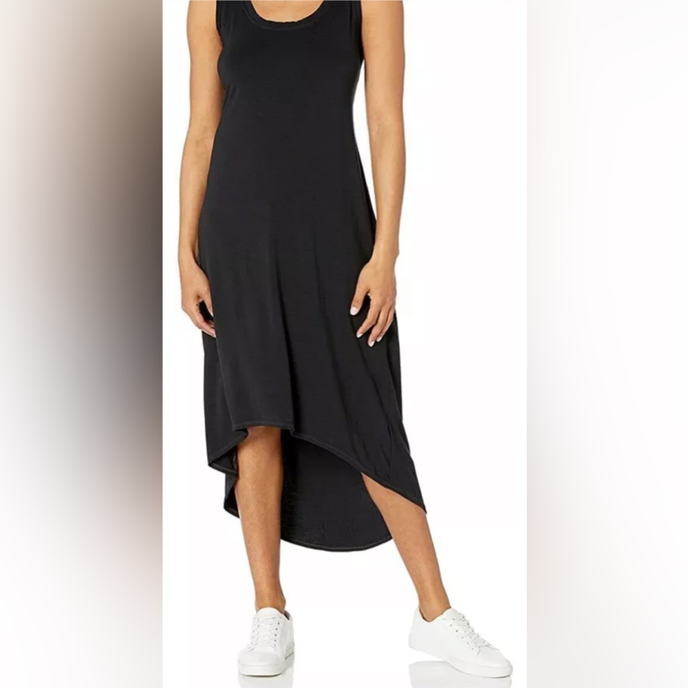 NWT Fresh Produce hi low Maxi dress Size L black - Picture 2 of 6